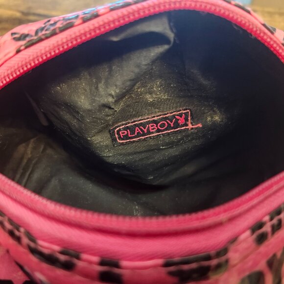Playboy Pink/Black Makeup Shaving Kit Pouch Bag **USED** - Picture 3 of 3